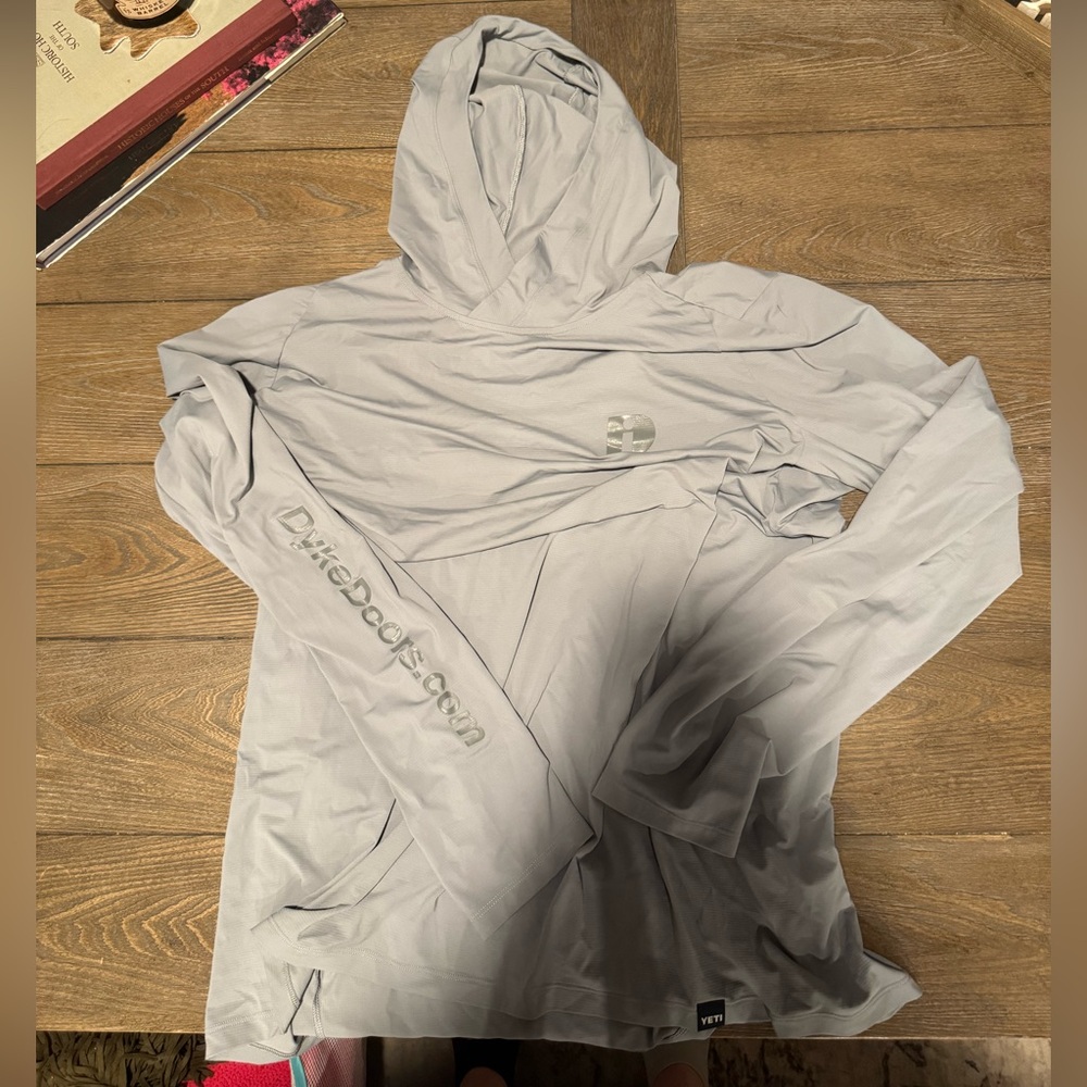 Yeti Light Gray Hooded Shirt